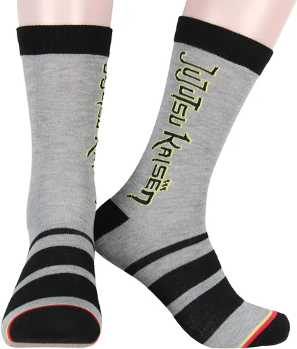 Miniatura 2 de Jujutsu Kaisen Socks Jujutsu High Crest Logo Paquete de 2 calcetines para adultos, Varios