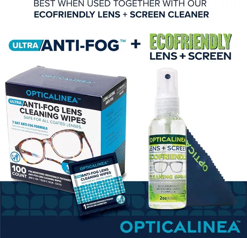 Miniatura 5 de ECOFRIENDLY Spray de limpieza de lentes y pantallas, limpiador de lentes sin alcohol para lentes, gafas de sol, gafas, pantallas, lentes ópticas
