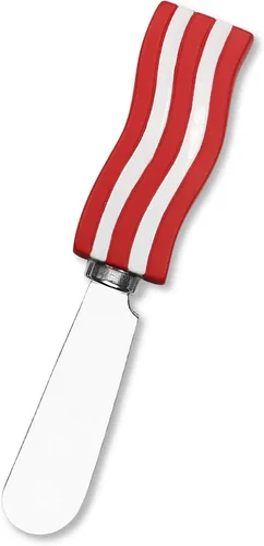 Miniatura 6 de Supreme Housewares Americana - Esparcidores patrióticos de queso, asas de resina pintadas a mano con cuchillas de acero inoxidable para untar queso