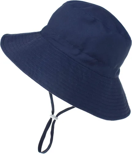 Miniatura 3 de Sombrero de sol para bebé, de verano, con protección solar UPF 50+, sombreros de playa, sombrero de ala ancha para bebé niña