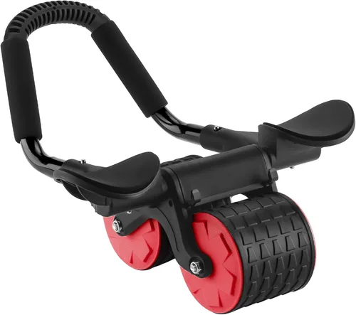 Uota Rueda Abdominal de Rebote Automático con Soporte para Codo, Rodillo Abdominal para Máquina de Ejercicio Abdominal, Equipo de Entrenamiento de