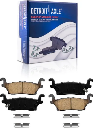 Miniatura 33 de Detroit Axle - Pastillas de freno traseras para Kia Sportage 2017-2022, Hyundai Tucson 2016-2021, pastillas de freno de cerámica 2018 2019 2020