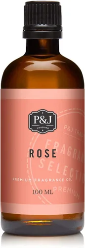 P&J Aceite aromático – Rosa 3.4 fl oz – Aromas para velas, aromas de jabón, aceite difusor, aromaterapia