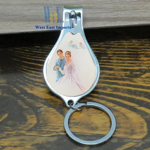 Miniatura 4 de 12 piezas de boda llavero favor Correo Clipper embotellador abridor Nuestro Boda