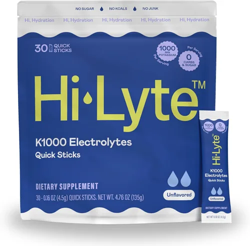 Miniatura 18 de Hi-Lyte K1000 - Mezcla de electrolitos en polvo, naranja Keto y rendimiento, 50 porciones