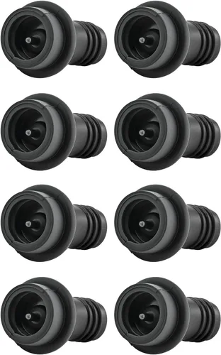 Miniatura 10 de WOTOR Tapones de vino - Protector de vino al vacío, conservador y sellador (negro, 24 piezas)