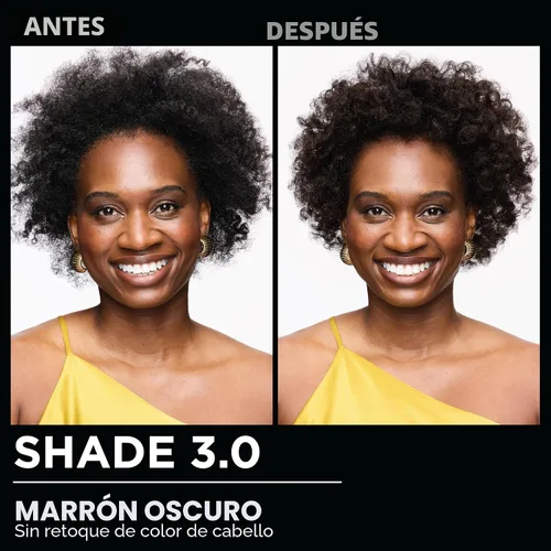 Miniatura 2 de Garnier Tinte permanente para el cabello Olia, sin amoníaco, color brillante, rico en aceite, 3.0 marrón oscuro, 2