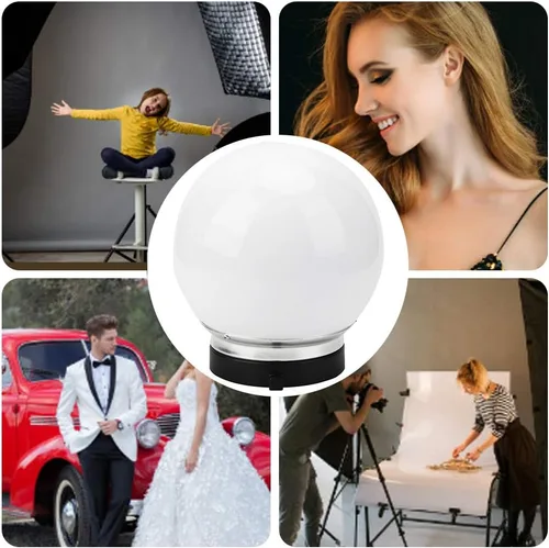 Miniatura 7 de Bola de luz suave para montaje, accesorio de fotografía de 5.9 in, pantalla de flash para iluminación de estudio retrato
