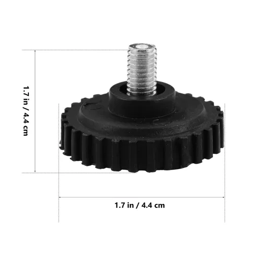 Miniatura 2 de BESTOYARD 4 piezas de repuesto de patas universales de goma y hierro antideslizantes para cocina digital, electrónica, joyería, básculas de alimentos