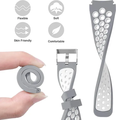 Miniatura 3 de Lerobo - Correas compatibles con Samsung Galaxy Watch 46 mm/Galaxy Watch 3 45 mm/Gear S3 Frontier, correas de reloj clásicas, correa de muñeca