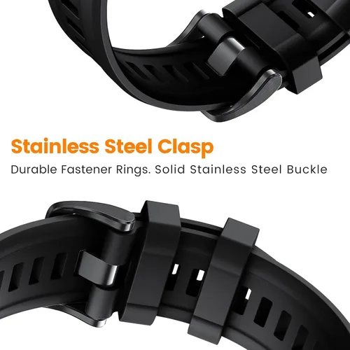 Miniatura 4 de NotoCity Compatible con Fenix 7/Fenix 6/Fenix 5, banda de reloj de silicona QuickFit de 0.866 pulgadas para Fenix 8 1.772 pulgadas/Fenix 7 Pro/Fenix