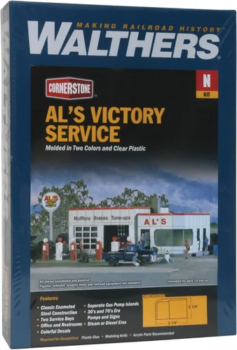 Miniatura 3 de Walthers, Inc. AL's Victory Service Kit, 3-1/4 x 2-1/4" 8.1 X 2.2 in