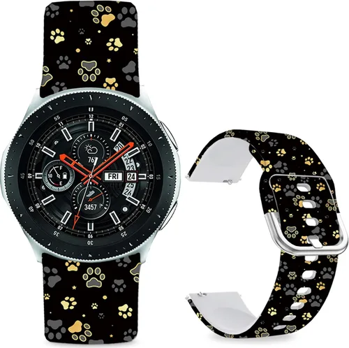 Miniatura 17 de Correas de reloj de dibujos animados de 0.787 in compatibles con Samsung Galaxy Watch 7/6/5/4 40/1.732 in/Galaxy Watch 1.654 in, correas deportivas