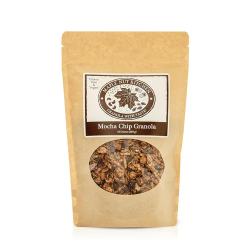 Miniatura 17 de Maple Nut Kitchen Granola de almendras y arándanos, sin gluten y vegana, mezcla abundante con avena, almendras y arándanos, 10 onzas