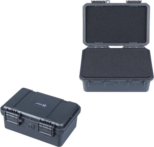 Miniatura 7 de Lykus HC-2120 Mini caja rígida seca con inserto de espuma, tamaño interior 8.3 x 5.9 x 2.7 pulgadas, IP66 a prueba de salpicaduras, adecuada