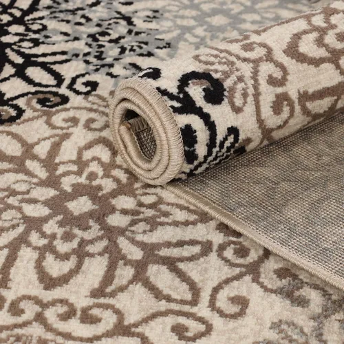Miniatura 6 de SUPERIOR – Alfombra de área contemporánea de la colección Leigh - Alfombra moderna de 5/16 de pulgada (8 mm) de pelo con diseño de medallón floral