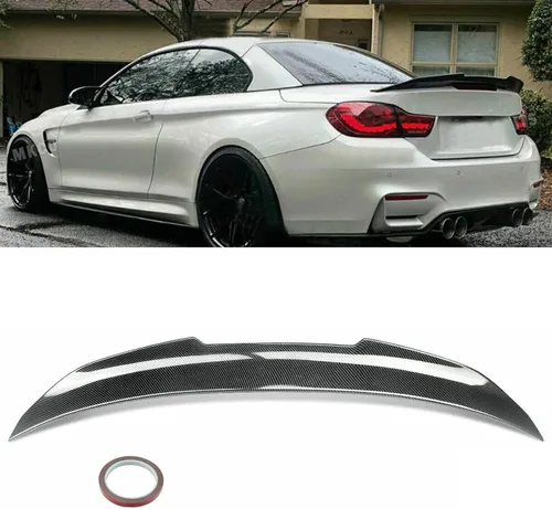 Miniatura 3 de CHIESMA Alerón trasero para BMW Serie 4 F33 M4 F83 Convertible 2 puertas 2014-2020 Ala trasera del maletero ABS pintado tapa Kit Performance F33