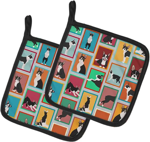 Miniatura 48 de Caroline's Treasures MLM1149PTHD - Juego de soportes para ollas de cocina resistentes al calor, almohadillas calientes para horno para cocinar