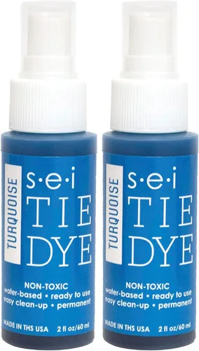 Miniatura 61 de S.E.I. Botella de spray de teñido anudado de caléndula: 2 oz. Spray de tinte de tela no tóxico, tinte permanente para ropa DIY, One Step