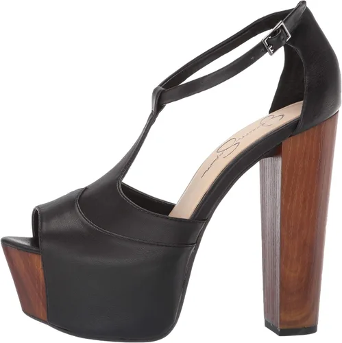 Miniatura 8 de Jessica Simpson Sandalias de plataforma con tacón floral Dany 3 para mujer