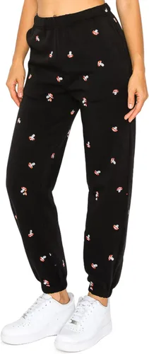 Miniatura 2 de Cali1850 Womens Embroidery Jogger Sweatpants Drawstring Elastic Waistband Casual Soft Comfy Pants with Pockets