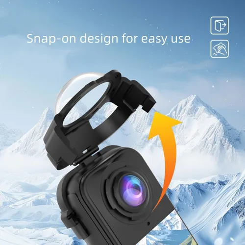Miniatura 5 de Protector de lente para Insta360 X4 Air, protector de lente de vidrio óptico a presión para Insta 360 X4 Air extraíble, antivaho y antiarañazos