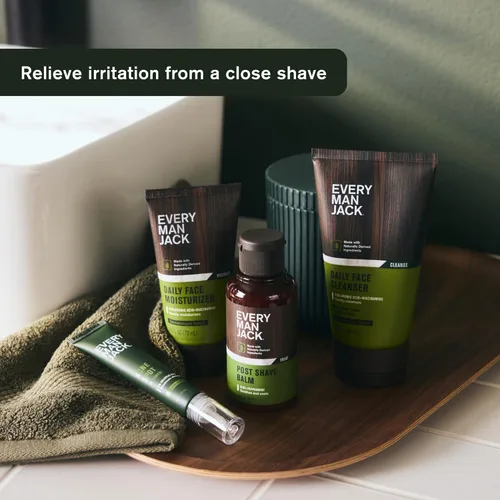 Miniatura 4 de Every Man Jack Bálsamo para después del afeitado para hombre, calma la irritación, enfría la piel, hidrata, absorbe rápidamente, fabricado