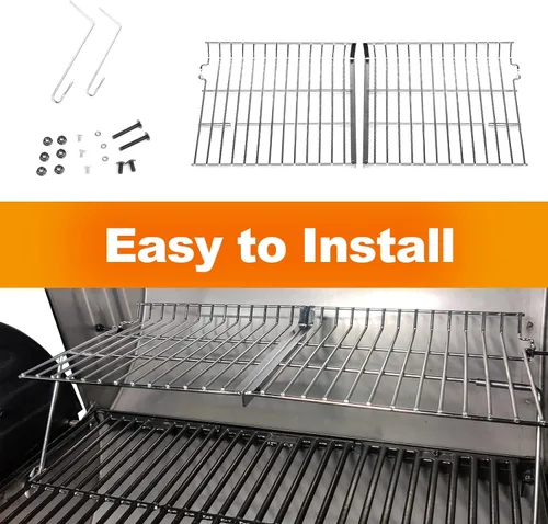 Miniatura 4 de Hisencn Rejilla de calentamiento para parrilla Char Griller 5050 3001 5650 5072 3008, Rejilla para reemplazo de piezas Chargriller, piezas para Char