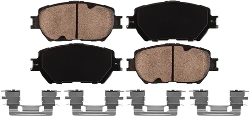 Miniatura 8 de Detroit Axle - Kit de freno delantero para Toyota Camry 02-06, rotores de freno de disco de cerámica, pastillas de freno de cerámica 2002 2003 2004