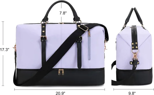 Miniatura 4 de Weekender Overnight - Bolsa de viaje de gran tamaño para hombres y mujeres