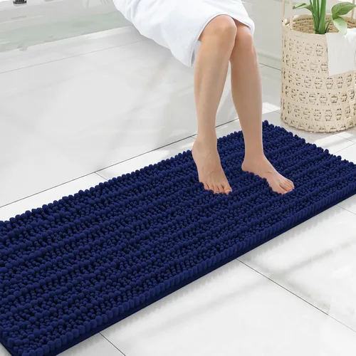 Miniatura 307 de Smiry Alfombras de Baño 24x16 pulgadas, Alfombras de Baño de Chenilla Extra Suaves y Absorbentes, Respaldo de Goma Antideslizante, Lavable a Máquina