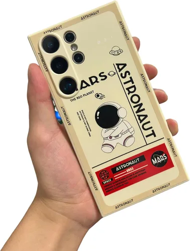 Miniatura 12 de Yonds Queen Funda ultra linda para Samsung Galaxy S22, diseño de astronauta de dibujos animados, diseño de cohete espacial, cubierta de parachoques