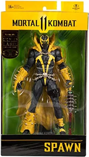 McFarlane Toys Figura de Mortal Kombat 11 Spawn de 7 pulgadas: Curse of Apocalypse, 22 piezas móviles, base de soporte de coleccionista, a partir de