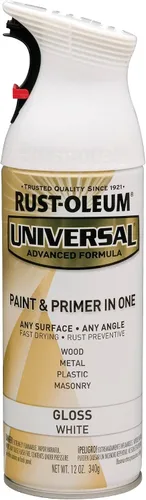 Miniatura 56 de Rust-Oleum 245197 Pintura en aerosol universal para todas las superficies, 12 onzas, negro satinado