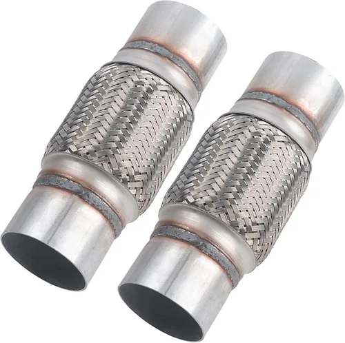 Miniatura 19 de Tubo flexible de escape, tubo flexible de escape resistente de acero inoxidable de 2 x 4 pulgadas, tubo flexible de escape de doble trenza, longitud