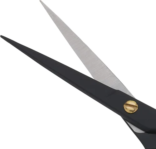 Miniatura 4 de SURGICAL ONLINE Tijeras profesionales de corte de pelo negro y dorado, tijeras de peluquería ligeras ultra afiladas para salones y uso doméstico