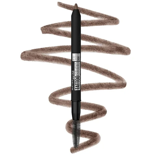 Maybelline Tattoostudio - Lápiz para cejas, a prueba de agua 257 MARRÓN MEDIO