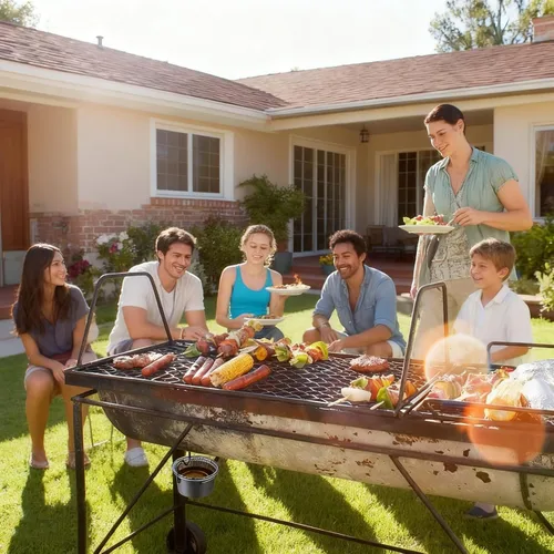 Miniatura 6 de Bandeja de grasa para parrilla con clip para Char-Broil y Kenmore Bandeja de grasa para parrilla al aire libre, recolector de grasa para parrillas