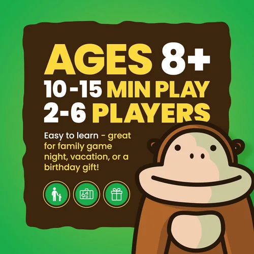 Miniatura 2 de Juego de Mesa 800 Pound Gorilla de Taco Cat Goat Cheese Pizza - Divertido Juego de Cartas Familiar para Niños y Adultos – Ideal para Noche