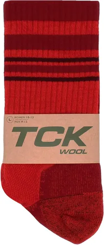 Miniatura 10 de TCK Calcetines de lana merino para hombres y mujeres para senderismo, caza, ciclismo de montaña, longitud de la tripulación para botas