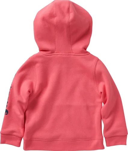 Miniatura 2 de Carhartt Sudadera de manga larga con capucha y media cremallera para niña