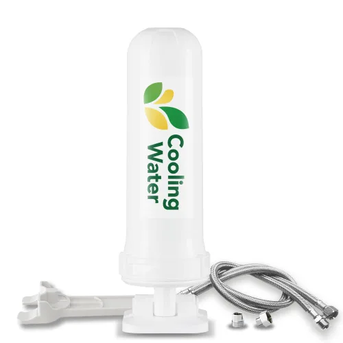 CW-CF - Filtro para debajo del fregadero de 5 etapas, no requiere perforación, filtro respetuoso con el medio ambiente que reduce el plomo, cloro,
