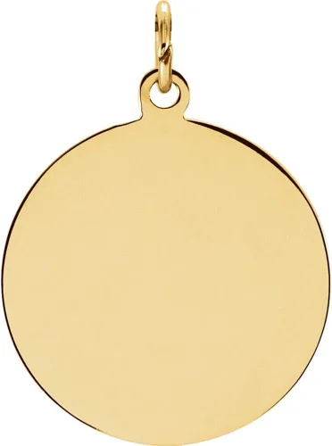 Miniatura 3 de Jewels By Lux Medalla de San Padre Pio de oro amarillo de 14 quilates de 0.709in
