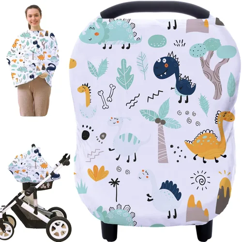 Miniatura 13 de Fundas para asientos de carro para bebé - Toldos para cochecito, cubiertas para lactancia materna, toldo multiusos para asiento de carro, regalo