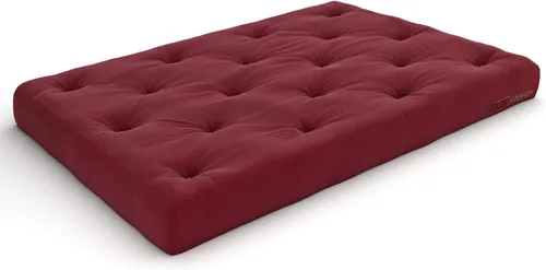 Miniatura 35 de Nirvana Futons Colchón de futón completo de 6 pulgadas, sarga azul marino, fabricado en Estados Unidos Azul marino (Navy Twill)