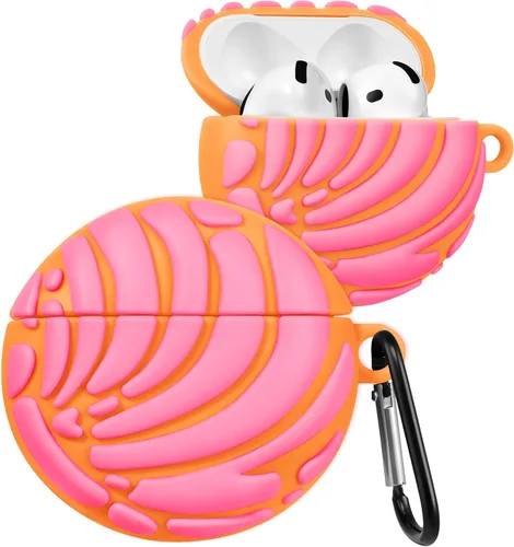 Miniatura 7 de Funda para Airpods de Boaretiu de 2ª/1ª Generación - Funda Linda Kawaii - Funda de Silicona Blanda 3D con Llavero para Mujeres, Niñas, Adolescentes