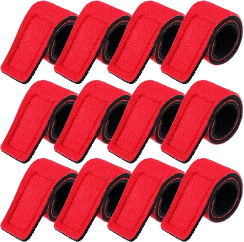 Miniatura 9 de Sumind 12 correas de caña de pescar, correas elásticas para cañas de pescar, correas elásticas para aparejos, soportes para cables aptos para cañas