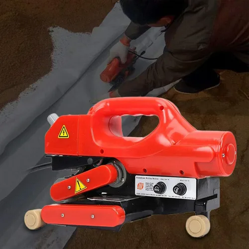 Miniatura 2 de Máquina de soldadura de geomembrana 800W, 0~842.0 °F/32~842℉ Kit de herramientas de soldadura de cuña caliente, máquina de soldadura de sellado