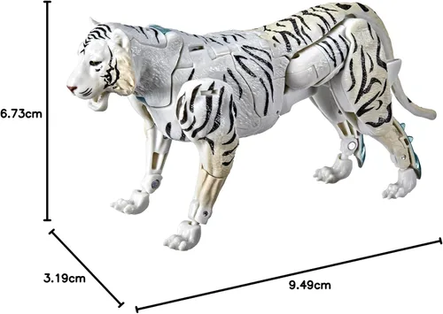 Miniatura 5 de Transformers Toys Generations War for Cybertron: Kingdom Voyager WFC-K35 Tigatron - Figura de acción para niños de 8 años en adelante, 7 pulgadas