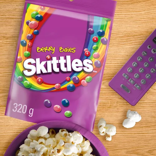Miniatura 4 de Skittles Berry, Mega-Pack, 320gm/11.28oz, Púrpura